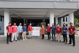 Yayasan Al-Kahfi dan Kawan Lama Foundation Beri Bantuan ke Pemkot