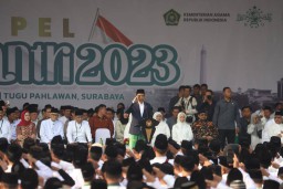 Peringatan Hari Santri 2023, Wali Kota Eri Cahyadi BangunKota Surabaya dengan Jiwa Santri