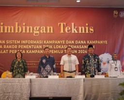 KPU Jatim Bahas Penentuan Titik Lokasi Pemasangan APK Bersama Stakeholder