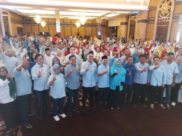 TKD Prabowo-Gibran Kota Surabaya Konsolidasi Kemenangan Sekali Putaran