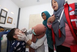 SUB PIN Polio Putaran Pertama di Kota Surabaya Capai 94 Persen