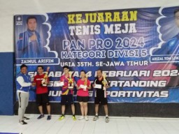 Zainul Arifin Inisiasi Kejuaraan Tenis Meja PAN Pro 2024 Masyarakatkan Olah Raga Tenis Meja