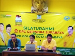 Parrai Golkar Surabaya Pecah Telur Perolehan Suara di Pemilu 2024