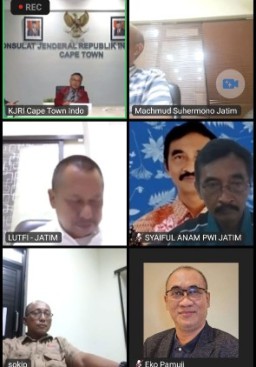 KJRI Cape Town dan PWI Jatim Ngobrol Bareng, Ini yang Dibahas