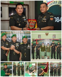 Kepala Staf Korem (Kasrem) 084/Bhaskara Jaya, Pimpin Sertijab Kasiter dan Dandim 0826/Pamekasan