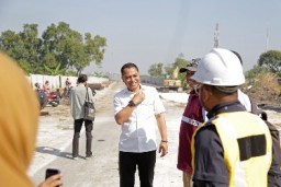 Pengerjaan Satu Jalur Radial Road Lontar Selesai Akhir September 2024
