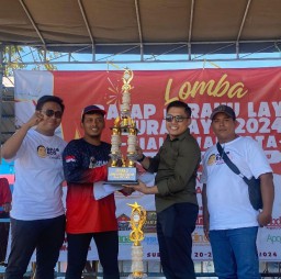 Momentun HUT Kemerdekaan RI Dengan Lomba Perahu Layar Tradisional Se-Surabaya