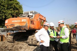 Sidak Tunnel TIJ - KBS, Wali Kota Eri Sebut Pengerjaan Struktural Sudah 70 Persen