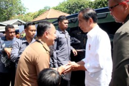 Presiden Jokowi Apresiasi Stabilitas Harga Pangan di Pasar Soponyono Surabaya