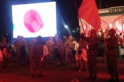 Hari Santri Nasional Dimeriahkan Drama Kolosal di Tugu Pahlawan