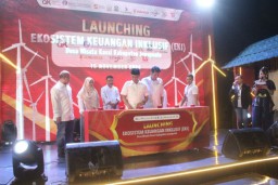 Launching Program Ekosistem Keuangan Inklusif di Desa Wisata Kassi Rumbia Kabupaten Jeneponto