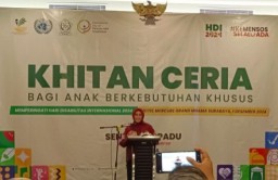 Kemensos RI Gelar Khitan Massal Disabilitas di Surabaya
