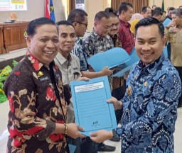 BPKAD serahkan pagu anggaran perangkat daerah kabupaten jeneponto TA 2025 dan pagu anggaran desa kabupaten jeneponto