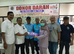 Rangkaian HPN 2025, PWI Jatim Sukses Gelar Donor Darah