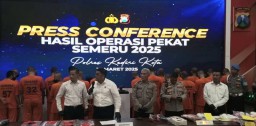 Ini Hasil Operasi Pekat Semeru Tahun 2025 Polres Kota Kediri