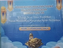 Peringatan Nuzulul Qur'an di Kediri Tingkatkan Iman dan Taqwa