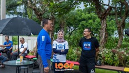 Gaet Nasabah Baru, BRI Mulyosari Gelar Grand Island Loop di Pakuwon City Surabaya