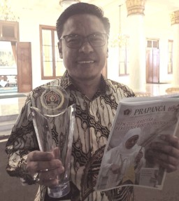 Arif Fathoni Raih Penghargaan "Politisi Muda Inspiratif" dari PWI Jatim