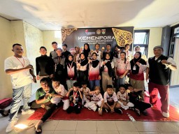 Kontingen Taekwondo Kodim 0829/Bangkalan Raih 30 Medali di Kejurnas Kemenpora 2025