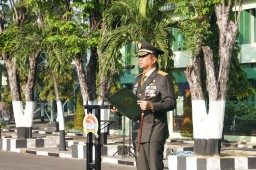 Korem 084/Bhaskara Jaya Gelar Upacara Peringatan HUT ke-80 Kemerdekaan RI
