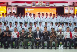 Pengukuhan Pasukan Pengibar Bendera (Paskibra) Kabupaten Jeneponto Tahun 2025