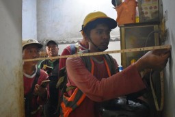 Puluhan Bangunan di Morokrembangan Ditandai, Normalisasi Sungai Kalianak Berlanjut