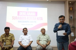 Pemkot Surabaya Bersama FPK Deklarasi “Surabaya Rumah Kita Bersama” Tegaskan Kerukunan Antar Kelompok Masyarakat