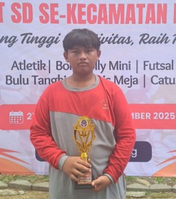 Siswa SDN 112 Metatu Gresik Raih Juara 2 Lomba Tolak Peluru di Pekan Olahraga SD Kecamatan Benjeng 2025