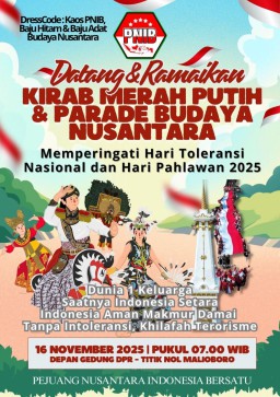 PNIB : Kirab Merah Putih Menjadi Ritual Kebangsaan Dalam Rangka November Bulan Pahlawan dan Toleransi
