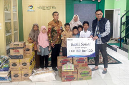 Berbagi Kebahagiaan, BRI Surabaya Salurkan Rp120 Juta untuk Operasional Panti