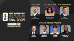 Jajaran pemain multi-olahraga legendaris akan membantu Rio Ferdinand di Pengundian Final Piala Dunia FIFA 2026