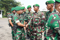 Kasrem 084/BJ Hadiri Upacara Pelepasan Satgas Misi Kemanusiaan ke Aceh Utara