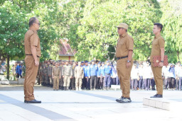 Upacara Rutin Berlangsung Khidmat di Kabupaten Jeneponto