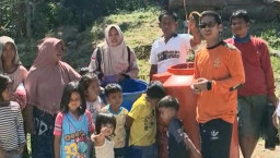 BAGANA PW GP Ansor Jatim Salurkan Tandon Air bagi Warga Terdampak Bencana di Aceh Tamiang