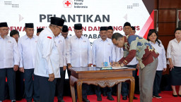 Pengurus PMI Dilantik, Pemkot Surabaya Siap Integrasikan Program Kampung Pancasila