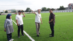 Lapangan Karanggayam Tuntas Pemkot Surabaya Kebut Pembangunan Wisma