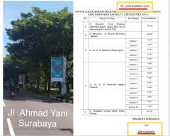 Taman Median Jalan Surabaya Mulai Dipenuhi Reklame, JJ Promotion Disebut Dominan