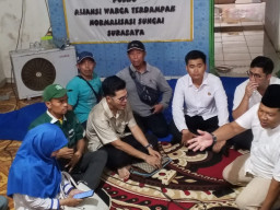 Sengketa Lahan Nornalisasi Sungai Kalianak Warga Morokrembangan Tolak Penandaan oleh APHH