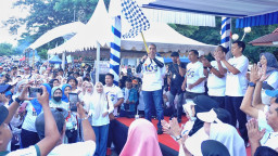 Ribuan Warga bersama Bupati Jeneponto Ramaikan Jalan Santai Bahagia