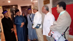 Amirul Haj Muhadjir Effendy Blusukan Temui Jamaah Haji Indonesia