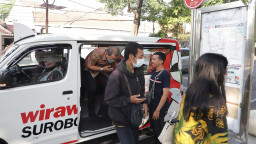 Warga Surabaya, Nikmati Naik Transporyasi Umum dan Parkir Cukup Bayar Rp 733