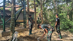 Satgas TMMD Tembus Medan Sulit Hadirkan Harapan Aur Bersih di Gelis Dajah