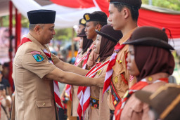 Wali Kota Eri Libatkan Pramuka ke Dalam Kampung Pancasila