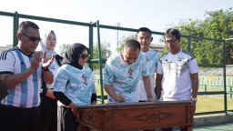 Wali Kota Eri Resmikan Wajah Baru Lapangan Potro Agung