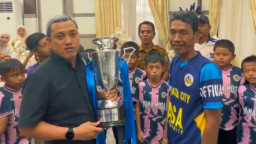 Bupati Jeneponto Terima Tim SSB Turatea City U-11, Apresiasi Juara Piala Soccer For Equality Sulsel 2026