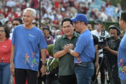 Hadiri Lomba Merayakan Indonesia Percaya