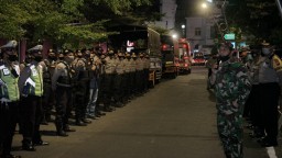 Danrem 084/BJ Pimpin Apel Gelar Dalam Rangka Penyemprotan Disinfektan