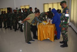 70 Anggota Korem Dinyatakan Negatif Narkotika