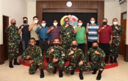 Danrem 084/BJ Terima Audiensi PSAD Brawijaya