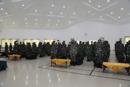 Korem 084/BJ Gelar Upacara HUT secara Virtual